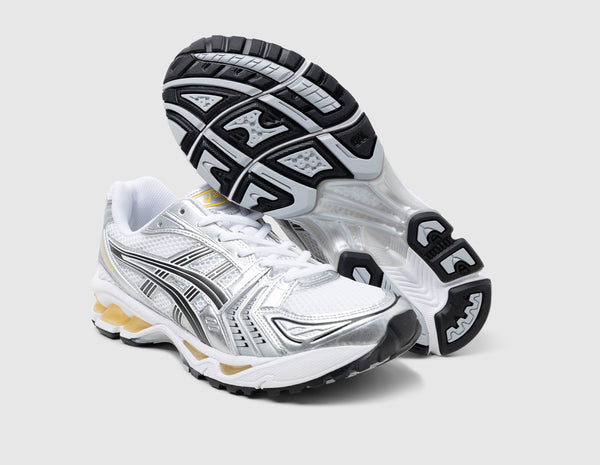 Gel kayano 25 white yellow best sale