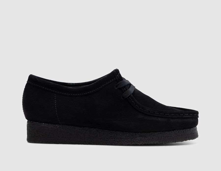 Clarks Womens Wallabee / Black Suede