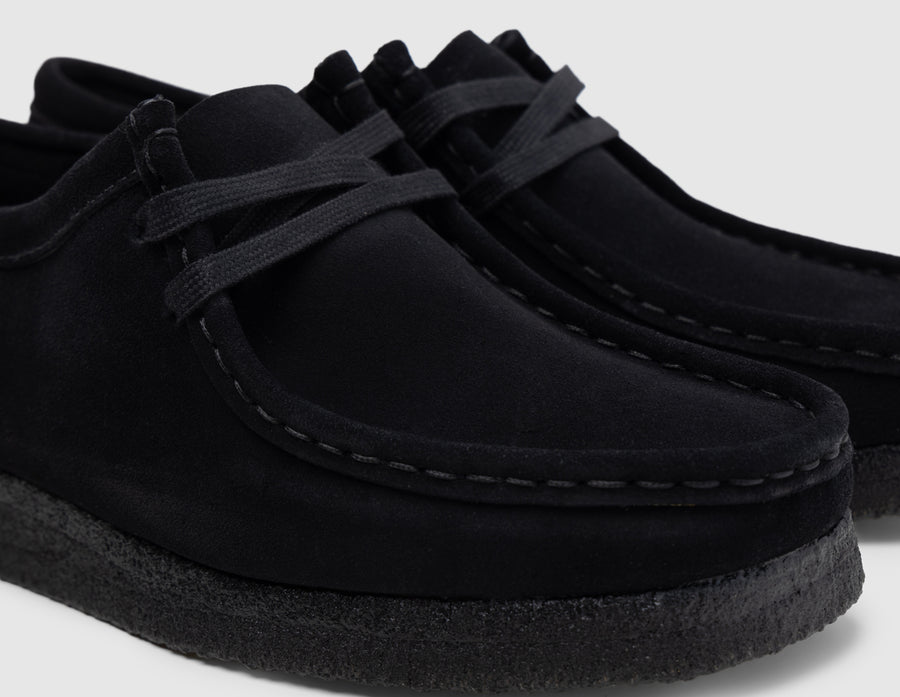 Clarks Womens Wallabee / Black Suede