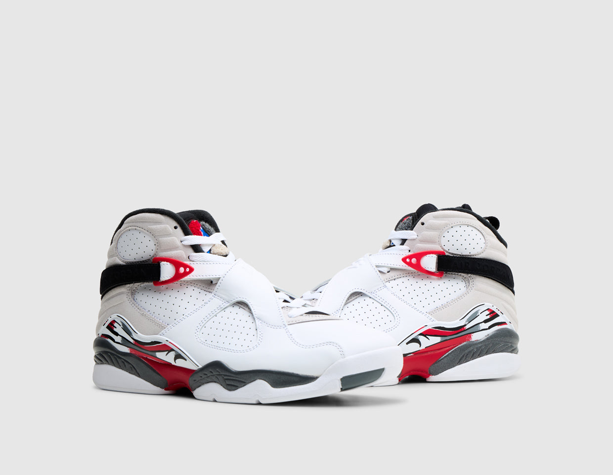 jordan 8 white red black