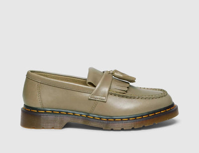 Dr. Martens Adrian Tassel Loafer / Olive Carrara Leather - Low Top