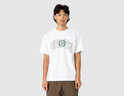 Supervsn Collegiate Logo T-shirt / White