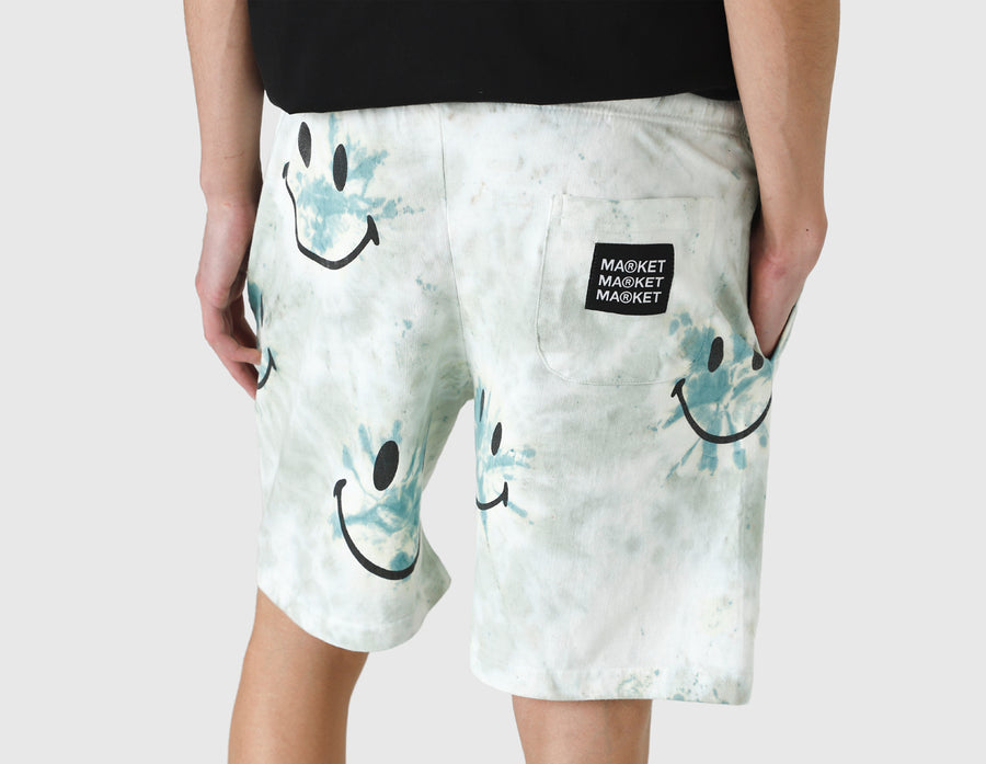 MARKET Smiley Shibori Dye Shorts / Green