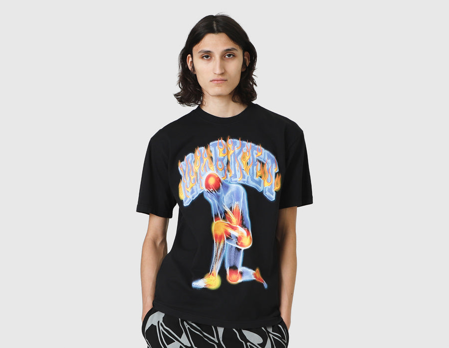 MARKET Icy Hot T-shirt / Washed Black