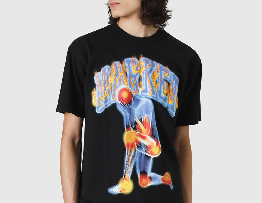 MARKET Icy Hot T-shirt / Washed Black