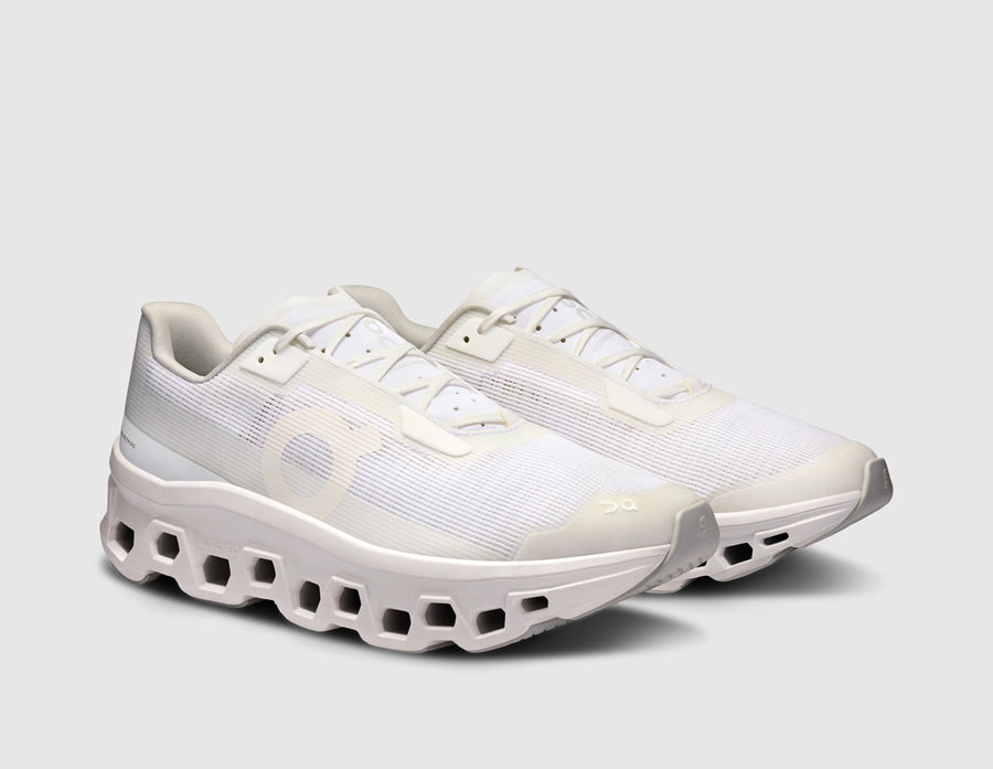 On Cloudmonster Void White / White