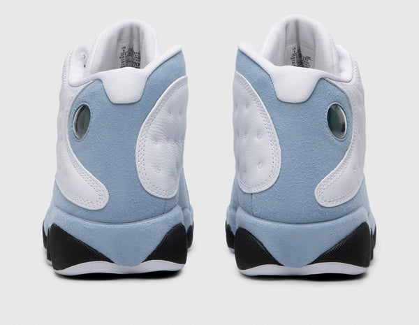 Jordan 13s shop white and blue