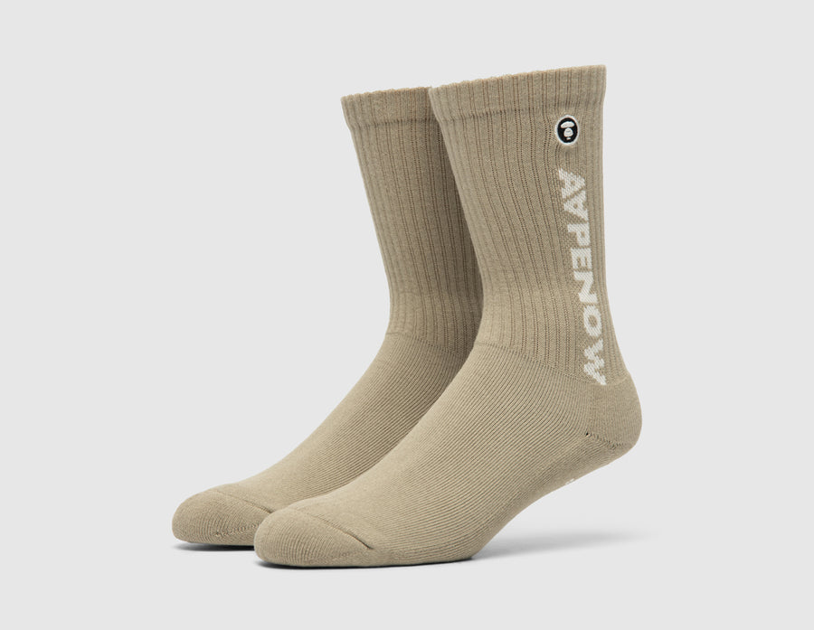 AAPE Now Socks / Brown
