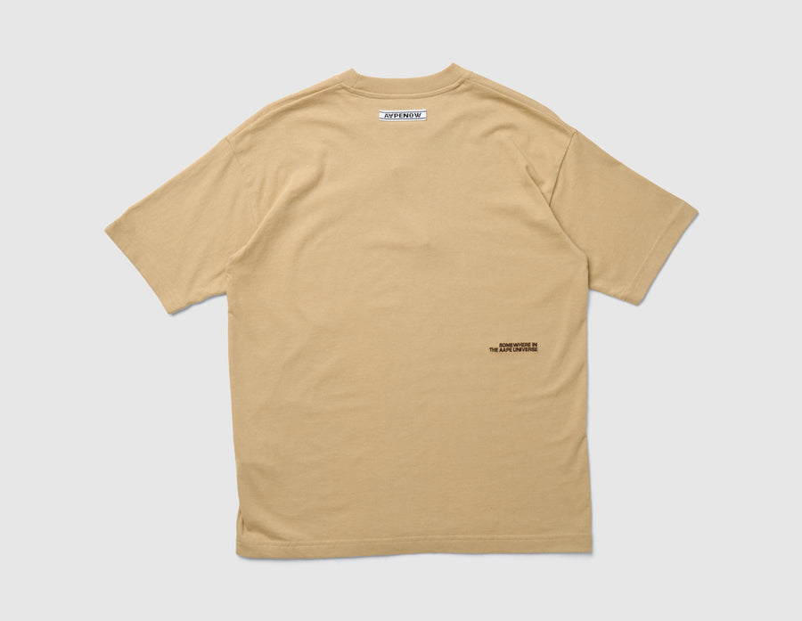 AAPE Now Basic T-shirt Beige