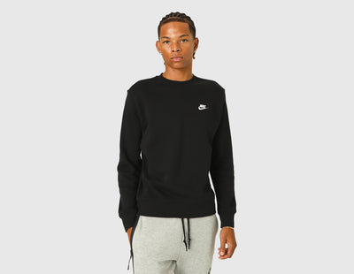 Nike Sportswear Club Fleece Crewneck Black / White