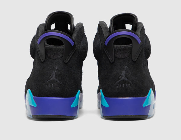 Jordan retro 6 black blue on sale