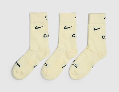 Nike NOCTA Crew Socks (3-Pack) Alabaster / Anthracite