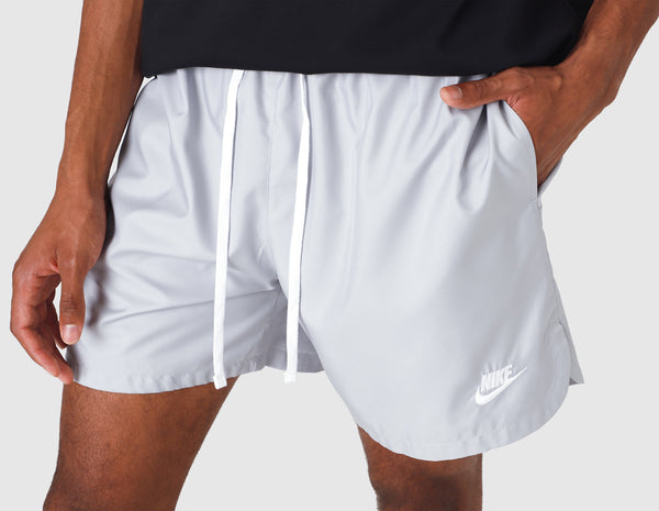 Nike shorts grey and white online