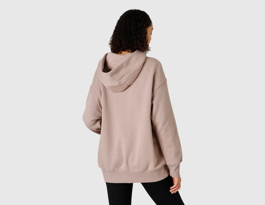 Nike Women's Sportswear Phoenix Fleece Oversized Pullover Hoodie Diffused Taupe / Sail