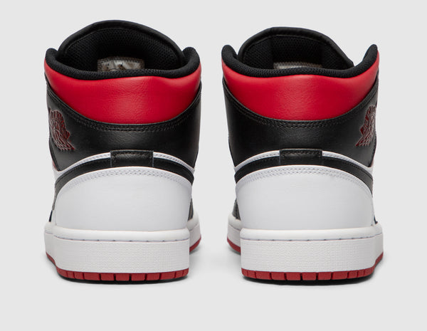 Jordan 1 mid clearance white gym red