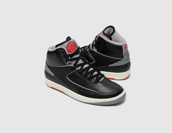 Jordan 2 Retro Black Cement Grey Fire Red size Canada