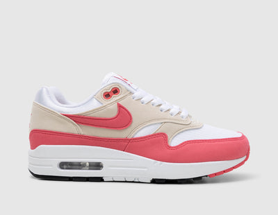 Nike Women's Air Max 1 White / Aster Pink - Light Orewood Brown - Sneakers