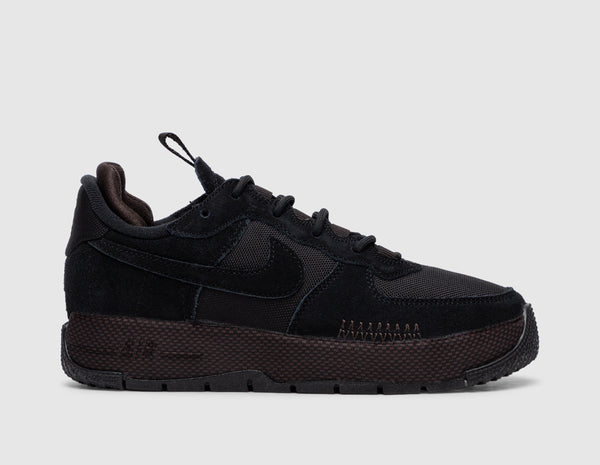 Nike Women s Air Force 1 Wild Black Black Velvet Brown size