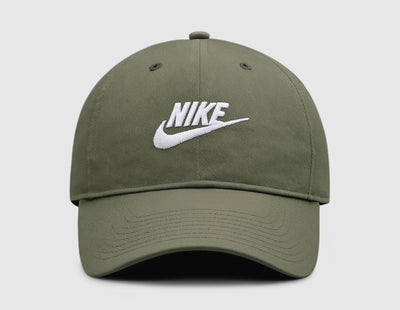 Nike Unstructured Futura Wash Cap Medium Olive / White