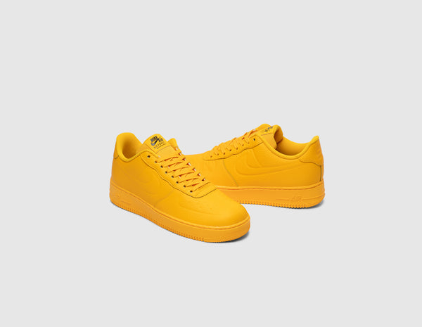 Nike Air Force 1 Low Waterproof White University Gold Gum Yellow for Men
