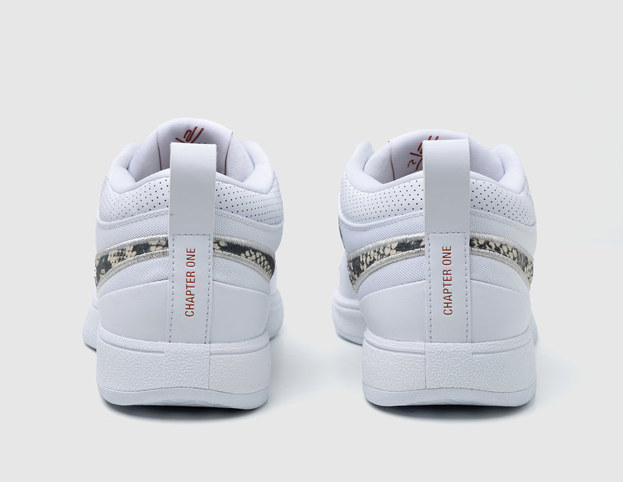 Nike Book 1 White / Light Orewood Brown - Burnt Sunrise Black