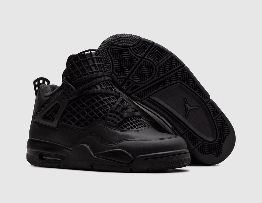 Jordan Women's 4 Net Black / Black - Metallic Silver