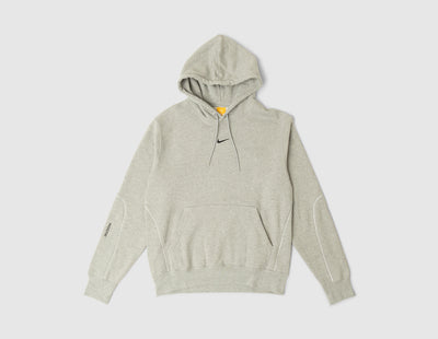 Nike NOCTA NRG CS Fleece Pullover Hoodie Dark Grey Heather / Matte Silver