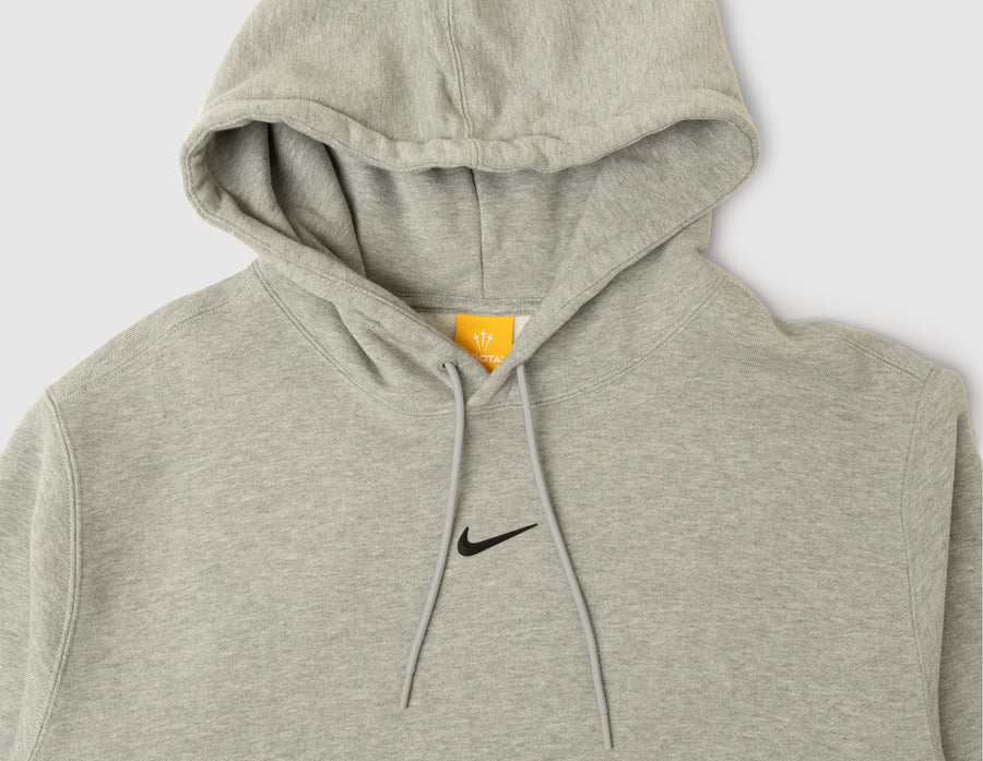 Nike NOCTA NRG CS Fleece Pullover Hoodie Dark Grey Heather / Matte Silver