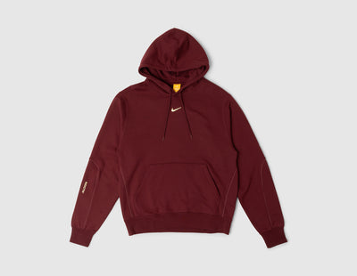 Nike NOCTA CARDINAL CS Fleece Hoodie Dark Beetroot / Adobe - Citron Tint