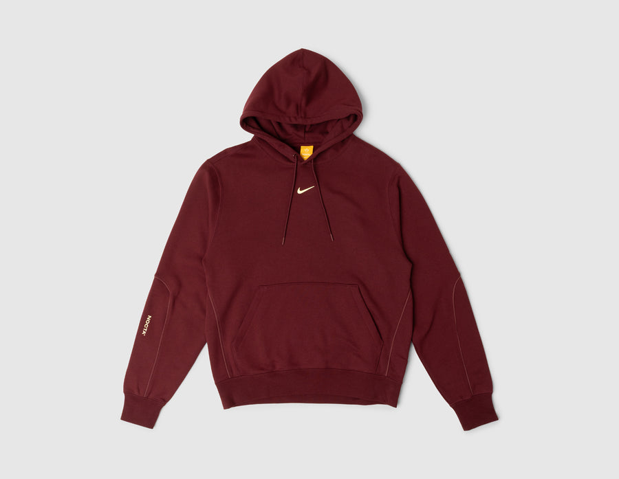 Nike NOCTA CARDINAL CS Fleece Hoodie Dark Beetroot / Adobe - Citron Tint