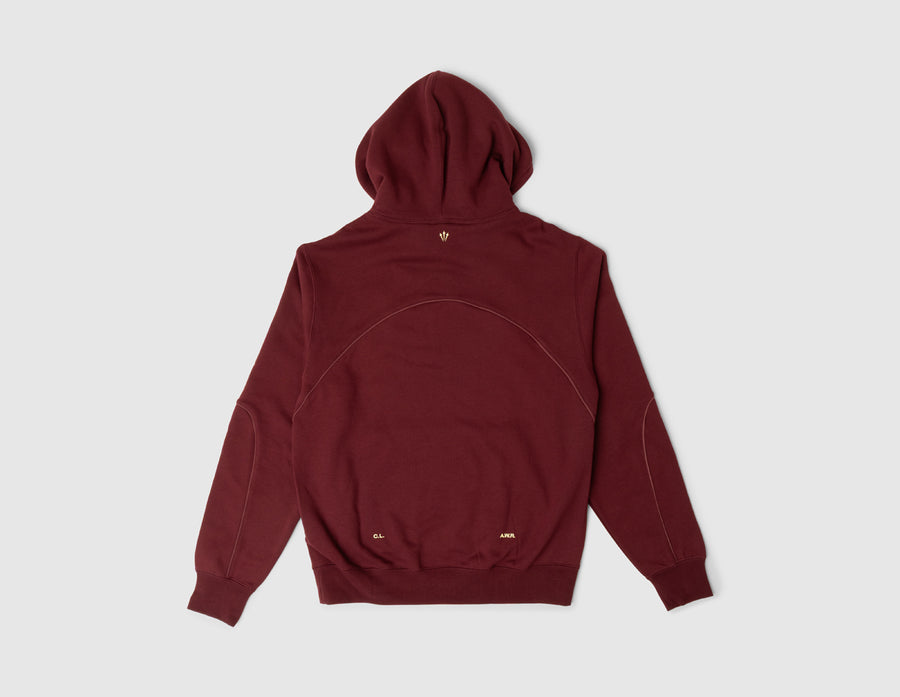 Nike NOCTA CARDINAL CS Fleece Hoodie Dark Beetroot / Adobe - Citron Tint