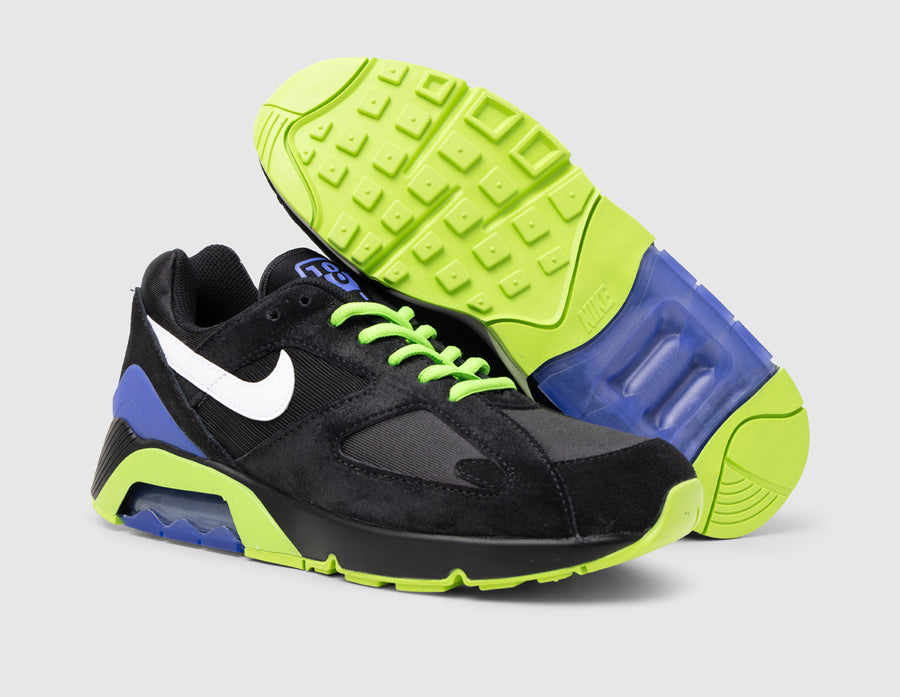 Nike Air Max 180 Black / White - Action Green