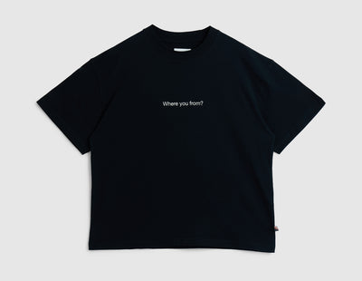 Honor The Gift Where You From T-Shirt / Black