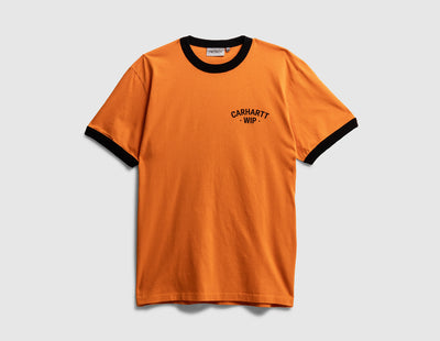 Carhartt WIP 89 Ringer Tee Pumpkin / Black
