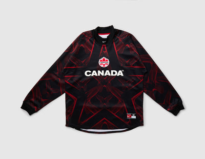 Nike Canada Goalkeeper Jersey Black / Sport Red - White