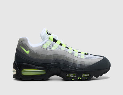 Nike Women's Air Max 95 OG Black / Neon Yellow - Cool Grey - Sneakers