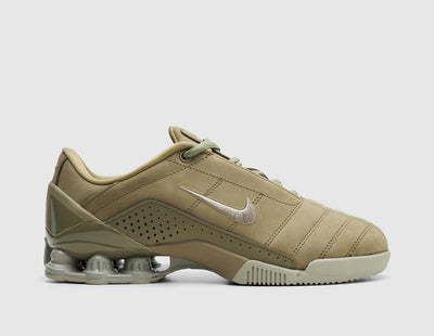 Nike Women's T90 Shox Magia Neutral Olive / Metallic Silver - Sneakers