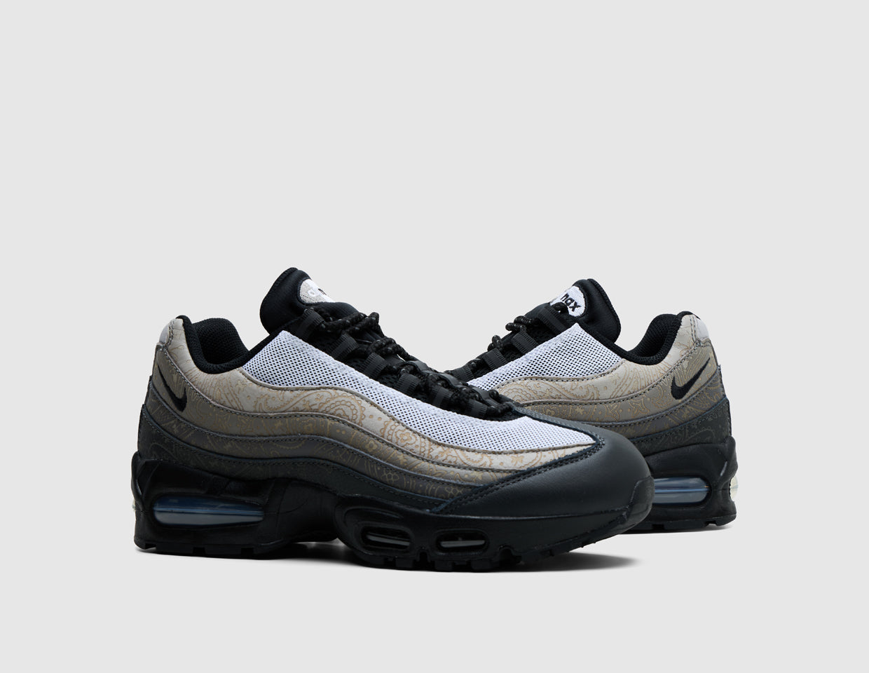 Nike Air Max 95 Big Bubble Leather White / Black - Light Graphite