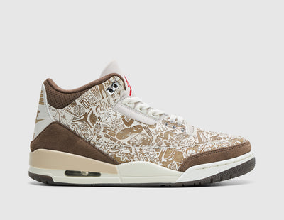 Jordan 3 Retro Laser Phantom / University Red - Palomino - Sneakers