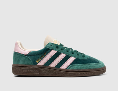 adidas Originals Women's Handball Spezial Collegiate Green / Clear Pink - Cream White - Sneakers
