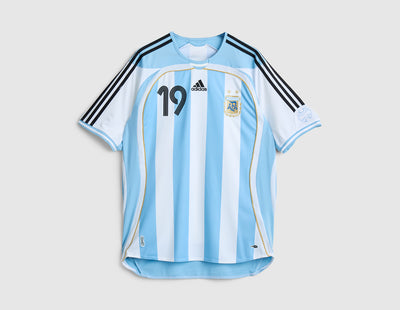 adidas Argentina Home Jersey 2006 Messi / White