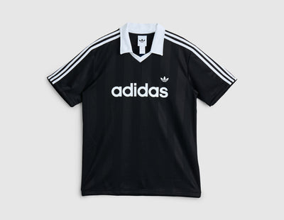 adidas Archive Collar Engineered Jersey / Black