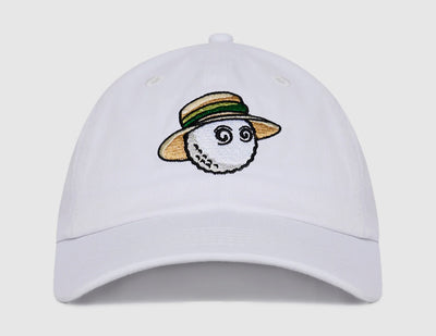 Malbon Romano Dad Hat / White