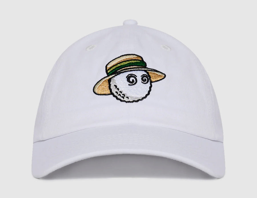 Malbon Romano Dad Hat / White