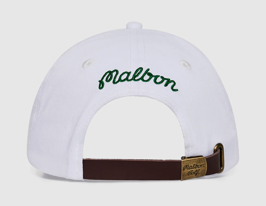 Malbon Romano Dad Hat / White
