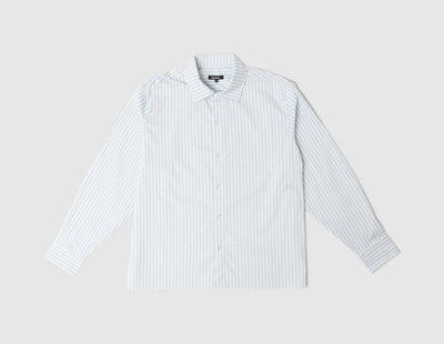 Malbon Lunedi Cotton Poplin Shirt / Light Blue
