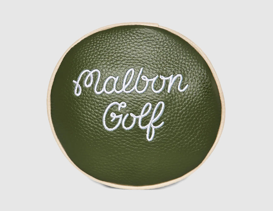 Malbon Barrel Driver Cover / Cream / Cypress / Green