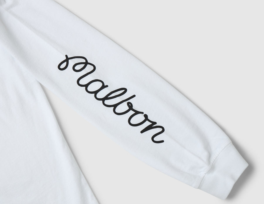 Malbon Gorse Longsleeve T-Shirt / White