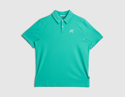 Malbon Fairway Polo / Marine Green