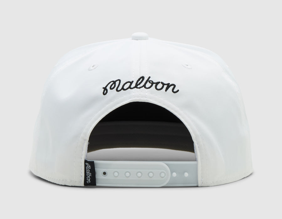 Malbon M Snapback / White